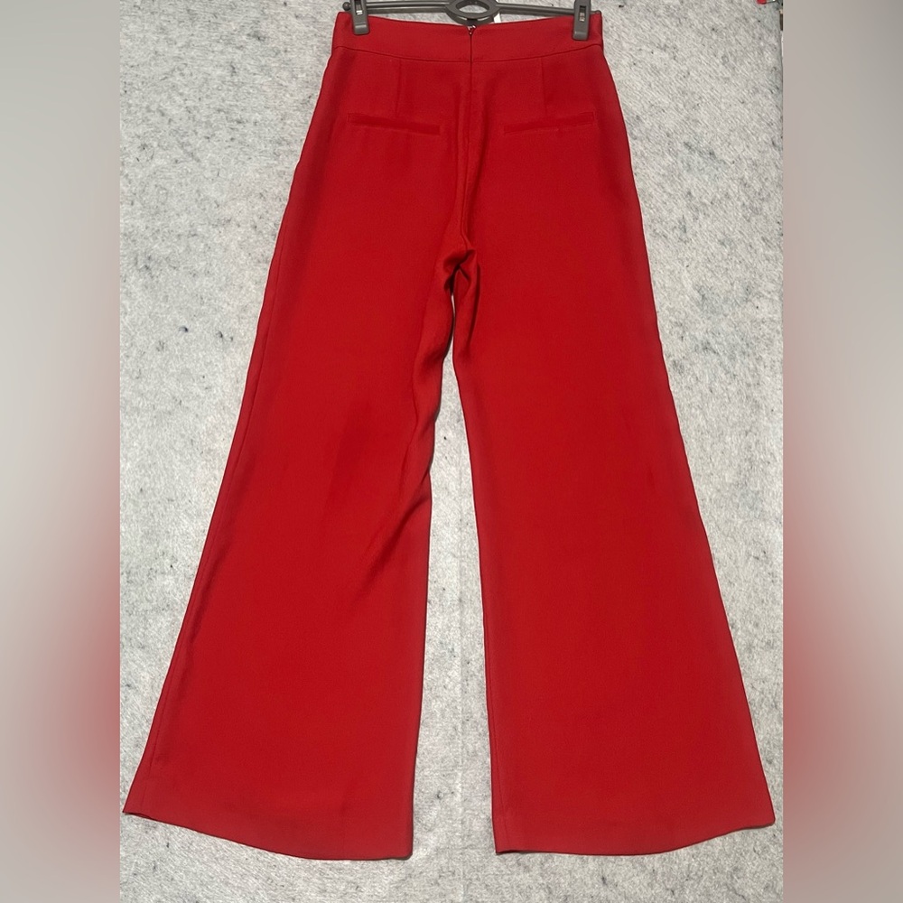 Veronica Beard Wide Leg Pants~Size:6~Back Zip up, polyester-USmade - Picture 3 of 10